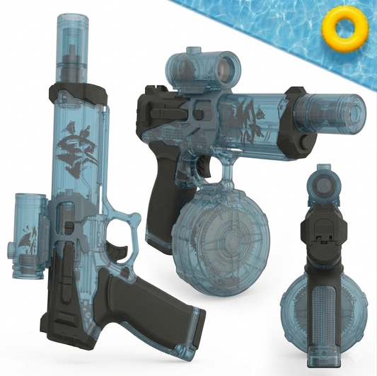 Pistola de Agua LED Recargable