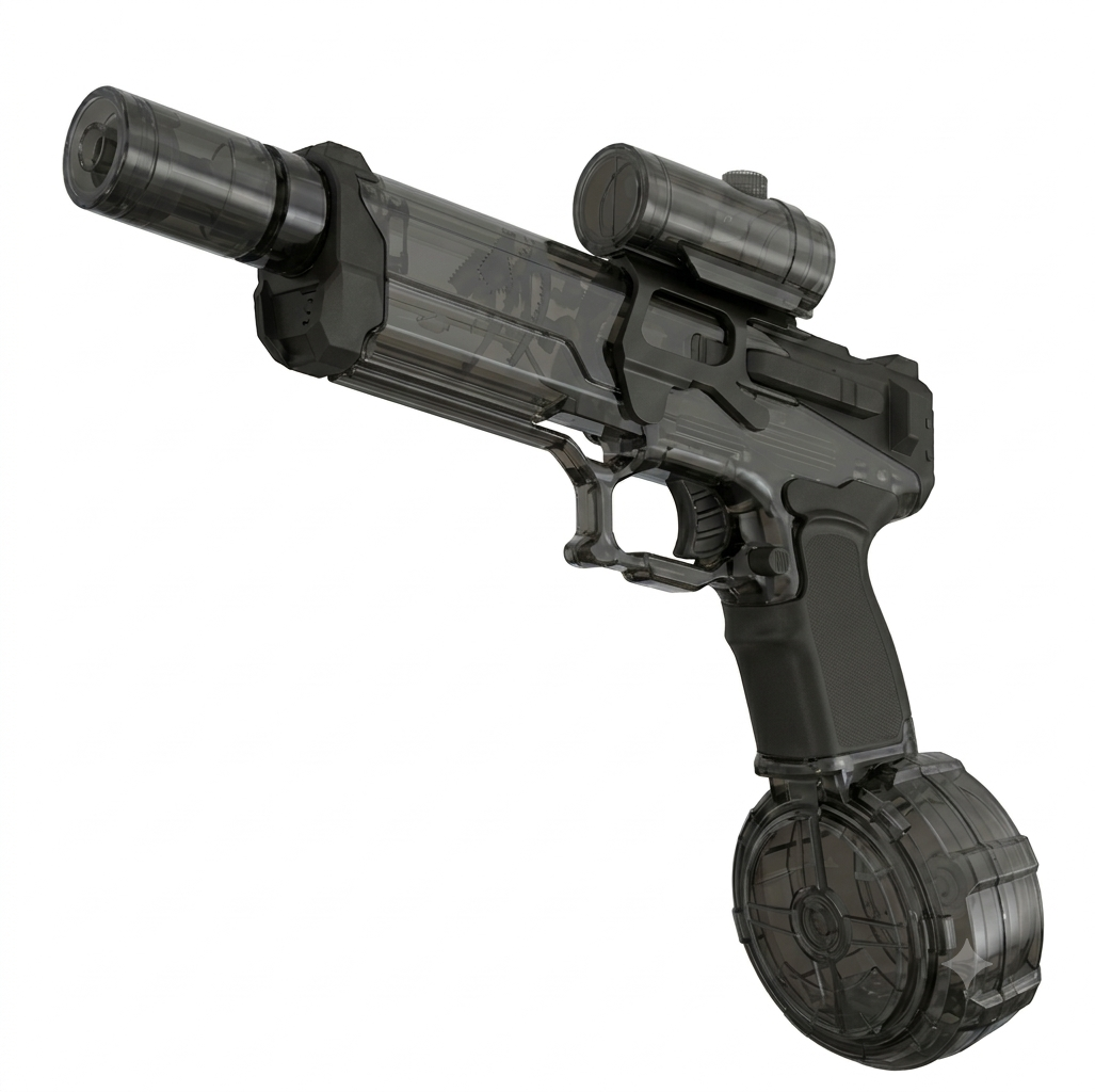 Pistola de Agua LED Recargable